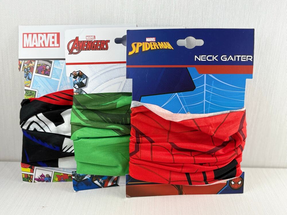 3 Marvel Spider-man Avengers Concept One Accessories Neck Gaiters NEW